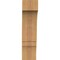 Ekena Millwork 4"W x 8"D x 16"H Balboa Rough Sawn Knee Brace, Western Red Cedar BRC04X08X16BOA00RWR - alternate 3